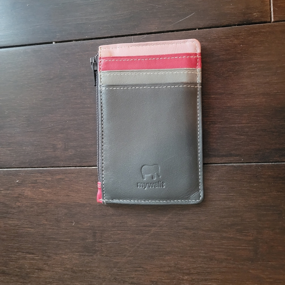 MYWALIT Credit Card Holder with Coin Pouch
